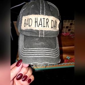 KBETHOS stylish distressed logo cap "Bad Hair Day".
